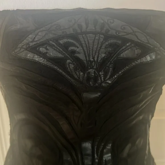 Ralph Lauren collection purple labelElegant Black Strapless Dress - Picture 2 of 12